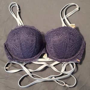 Victoria's Secret PINK 34DD strappy push up bra